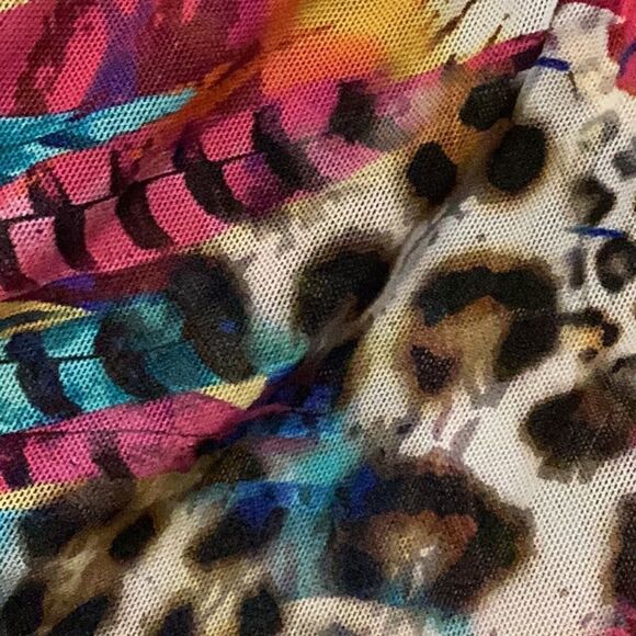 Kenneth Cole Reaction Multicolor swim coverup M - Picture 10 of 11